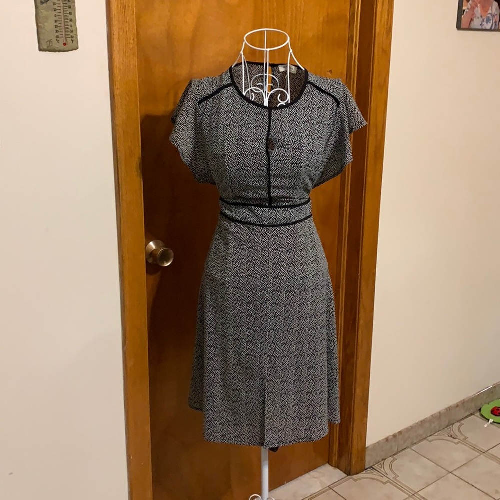 Black and white dress